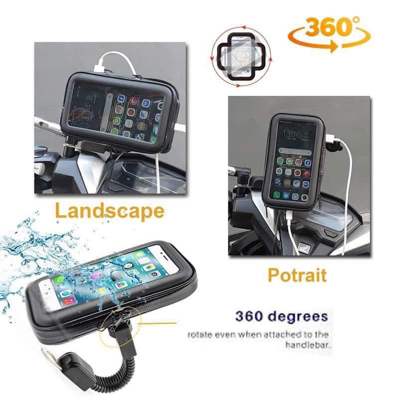 Motor Holder New Version Waterproof Motorcycle Motor Motorbike Mount Holder Phone Cover Holder Bag GPS