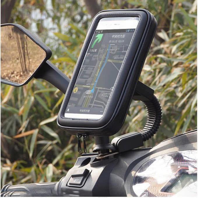 Motor Holder New Version Waterproof Motorcycle Motor Motorbike Mount Holder Phone Cover Holder Bag GPS 2