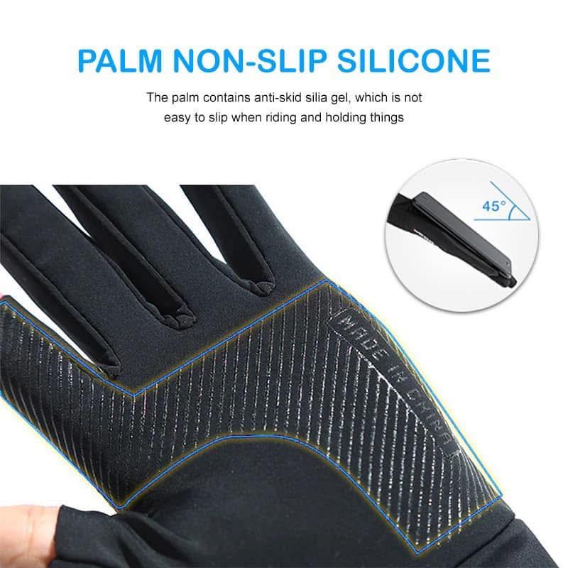 Half Finger Motorcycle Gloves Ice Silk Non-Slip Riding Glove Breathable Sarung Tangan Motor Sun Protection Cycling Glove 3