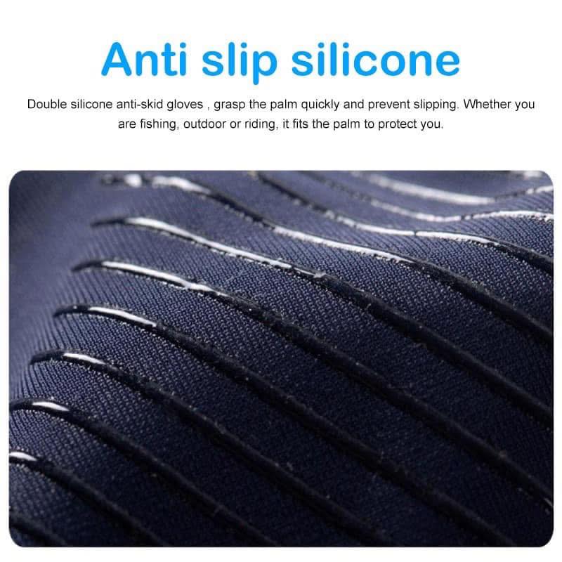 Half Finger Motorcycle Gloves Ice Silk Non-Slip Riding Glove Breathable Sarung Tangan Motor Sun Protection Cycling Glove 4