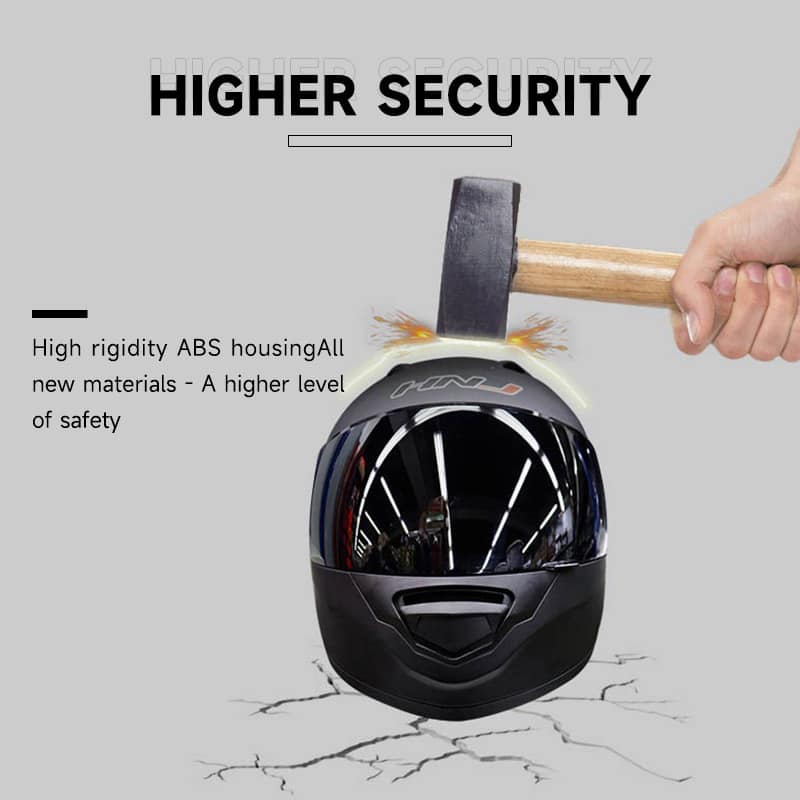 HNJ Helmet 100% Original Safety Motor Free Size (53-58CM) 3