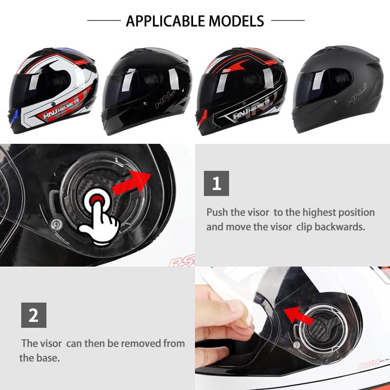 HNJ Helmet 100% Original Safety Motor Free Size (53-58CM) 7